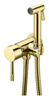 Boheme Uno Гигиенический душ со смесителем и встраиваемой частью, цвет: gold 467-G
