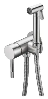 Boheme Uno Гигиенический душ со смесителем и встраиваемой частью, цвет: nickel brush 467-NB