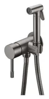 Boheme Uno Гигиенический душ со смесителем и встраиваемой частью, цвет: gun metall 467-GM