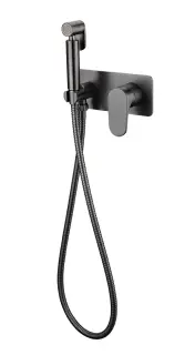 Boheme Spectre Гигиенический душ со смесителем и встраиваемой частью, цвет: gun metall 457-GM