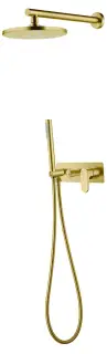 Boheme Spectre Душевой комплект встраиваемый - смеситель, верхний, ручной душ, шланг, цвет: bronze 454-BR