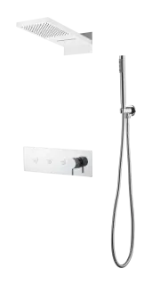 Boheme Fusion Душевой комплект встраиваемый - смеситель, верхний, ручной душ, без изл., цвет: chrome 130-CR