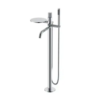 Boheme Stick Linea Смеситель напольный с душевым набором - ручной душ, шланг, цвет: chrome 129-CRCR.3