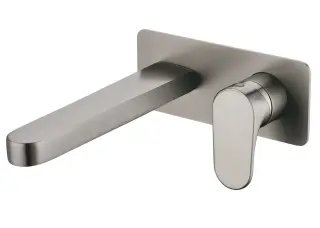 Boheme Spectre Смеситель для раковины встраиваемый, излив, с внутренней частью, цвет: nickel brush 455-NB