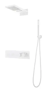 Boheme Fusion Душевой комплект встраиваемый - термостат, верхний душ, 3 потреб., цвет: matt white 131-MW