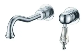 Boheme Brillante Ripresa Смеситель для раковины встраиваемый, излив, с внутрен. частью, цвет: chrome 347