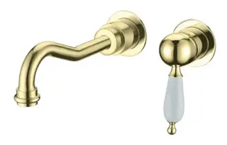 Boheme Tradizionale Oro Смеситель для раковины встраиваемый, излив, с внутренней частью, цвет: gold 287