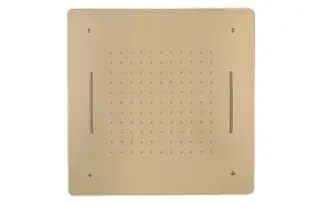 Boheme Shower Потолочный душ 60 см каскадный, 2 вида струи, цвет: matt gold 428-MG