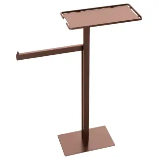 Boheme Стойка напольная с полкой и полотенцедержателем 30 см, цвет: copper brushed 10952-CB