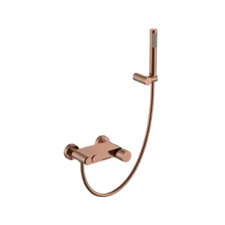 Boheme Stick Diamond Смеситель для душа накладной, ручной душ, шланг 150 см, цвет: copper brushed 123-CB