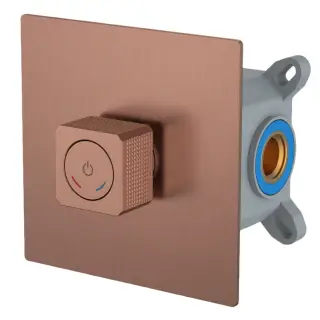 Boheme Quad Смеситель нажимной для душа встр., 1 потреб., без излива, вн. часть, цвет:brushed bronze 154-5-BRB