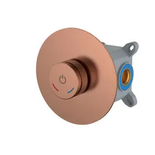 Boheme Tech Смеситель нажимной для душа встр., 1 потреб., без излива, вн. часть, цвет:copper brushed 154-4-CB