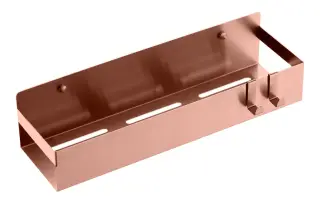 Boheme Полка подвесная 35 см с 2-мя крючками, цвет: copper brushed 10965-CB