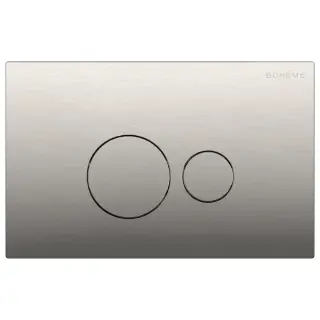Boheme Кнопка смыва для инсталляции, 2 режима, пластик, цвет: nickel brush 668-NB