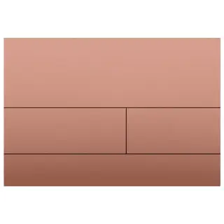 Boheme Кнопка смыва для инсталляции Tece, 2 режима, нержавеющая сталь, цвет: copper brushed 670-CB