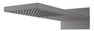 Boheme Fusion Верхний душ 23x55 см, с 1 видом струи, цвет: gun metall 419-GM
