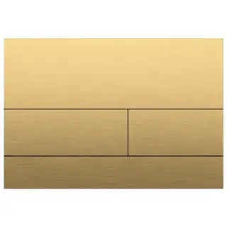 Boheme Кнопка смыва для инсталляции Tece, 2 режима, нержавеющая сталь, цвет: matt gold 670-MG