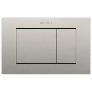 Boheme Кнопка смыва для инсталляции Geberit, 2 режима, нержавеющая сталь, цвет: nickel brush 650/2-NB