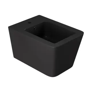 Boheme Zen Биде подвесное 36x51 см, с переливом, с 1 отверстием под смеситель, цвет: black 967-BIDET-B