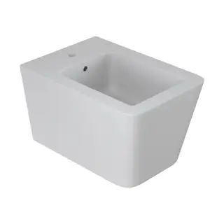 Boheme Zen Биде подвесное 36x51 см, с переливом, с 1 отверстием под смеситель, цвет: matt white 967-BIDET-MW