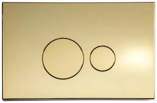 Boheme Кнопка смыва для инсталляции, 2 режима, пластик, цвет: gold 668-G