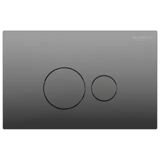 Boheme Кнопка смыва для инсталляции, 2 режима, пластик, цвет: shine gun metall 668-SGM
