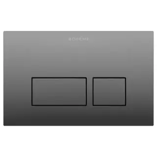 Boheme Кнопка смыва для инсталляции, 2 режима, пластик, цвет: shine gun metall 664-SGM