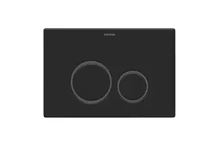 Boheme Кнопка смыва для инсталляции Geberit, 2 режима, нержавеющая сталь, цвет: black 649-B