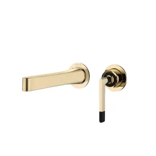 Boheme Duo Смеситель для раковины встраиваемый, с внутренней частью, излив 22,1 см, цвет: gold 165-G