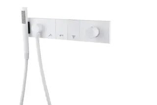 Boheme Zodiac Смеситель для душа встраиваемый, на 3 потребителя, с внутрен. частью, цвет: matt white 132-SYS-MW