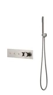 Boheme Fusion Термостат для душа встраиваемый, на 3 потреб., с внутренней частью, цвет: nickel brush 131-SYS-NB