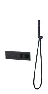 Boheme Fusion Термостат для душа встраиваемый, на 3 потребителя, с внутренней частью, цвет: black 131-SYS-B