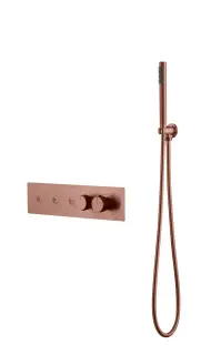 Boheme Fusion Термостат для душа встраиваемый, на 3 потреб., с внутр. частью, цвет: copper brushed 131-SYS-CB