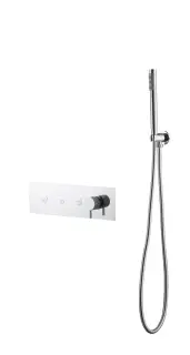 Boheme Fusion Смеситель для душа встраиваемый, на 3 потребителя, с внутренней частью, цвет: chrome 130-SYS-CR