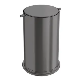 Boheme Мусорное ведро, нержавеющая сталь на 7 л, цвет: gun metall 10916-GM