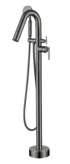 Boheme Eterna Смеситель напольный с душ. наб.: ручной душ, шланг, с внутр. частью, цвет: gun metall 179-GM