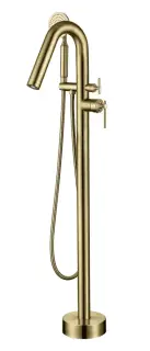 Boheme Eterna Смеситель напольный с душ. наб.: ручной душ, шланг, с внутр. частью, цвет: matt gold 179-MG