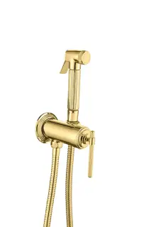Boheme Eterna Гигиенический душ со смесителем и встраиваемой частью, цвет: gold 177-G