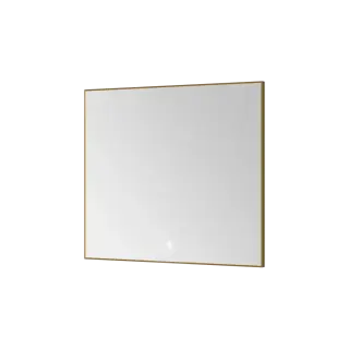 Boheme Modern Зеркало 80x70h см в металлической раме, с подсветкой и сенсором, цвет: matt gold 543-080-MG