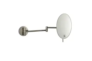 Boheme Косметическое зеркало подвесное, 3х кратное увеличение, без подсветки, цвет: shine gun metall 508-SGM