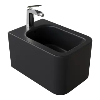 Boheme Mane Биде подвесное 52х35 с 1 отверстием под смеситель, цвет: black 970-BDT-B