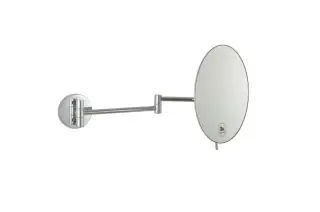 Boheme Косметическое зеркало подвесное, 3-х кратное увеличение, без подсветки, цвет: chrome 508-CR