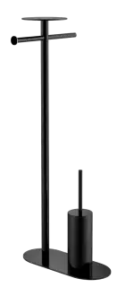 Boheme Venturo Стойка напольная - ершик, держатель бумаги, полочка, цвет: black 10953-B