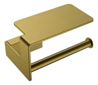 Boheme Q Держатель туалетной бумаги с полочкой, подвесной, цвет: bronze 10941-BR