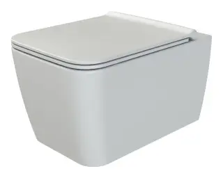 Boheme Zen Унитаз подвесной 51,8х37 безободковый, смыв каскадный, крышка микролифт, цвет: white 967-SET-2-W