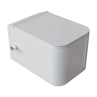 Boheme Mane Унитаз подвесной 53х34 безободковый, смыв каскадный, крышка микролифт, цвет: white 970-SET-2-W