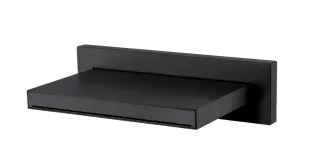 Boheme Zodiac Излив настенный каскадный 12,8 см, цвет: black 625/2-B