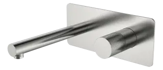 Boheme Stick Touch Смеситель для раковины встраиваемый, с внутрен. частью, цвет: nickel brush 125-NB.2