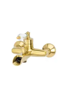 Boheme Vogue Смеситель для ванны, излив каскад, длина излива 17,6 см, цвет: bronze 203-SW