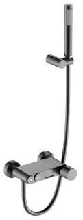 Boheme Stick Touch Смеситель для ванны с душевым комплектом: ручной душ, шланг, цвет: gun metall 123-GM.2